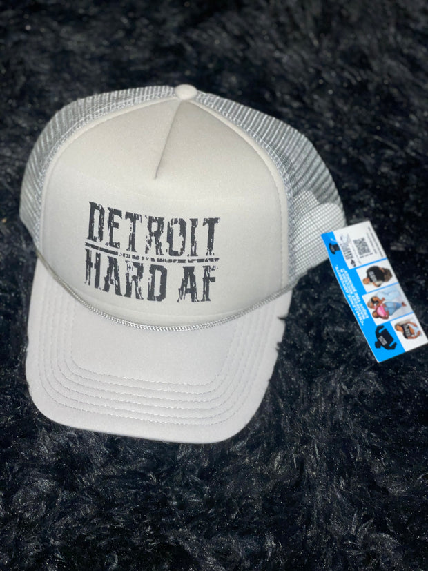 Detroit Hard AF Trucker Hat UNISEX