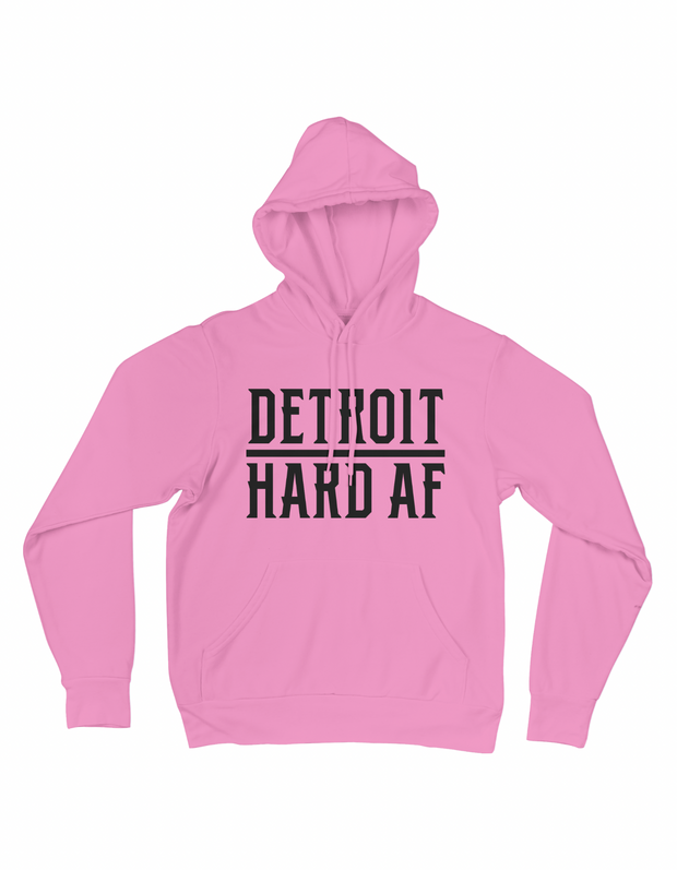 DETROIT HARD AF HOODIE - BlackStone