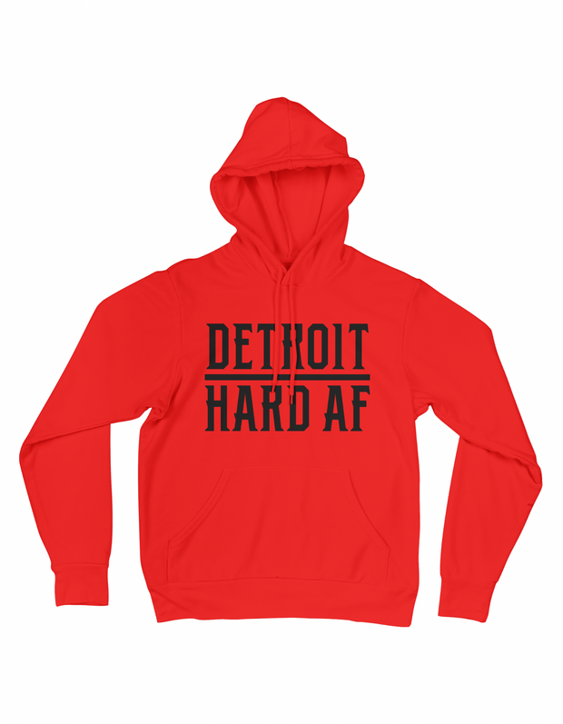 DETROIT HARD AF HOODIE - BlackStone