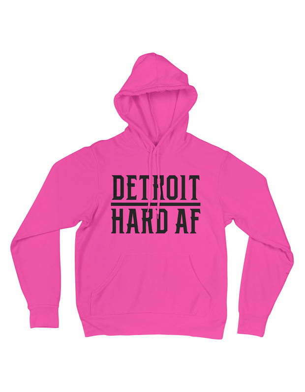 DETROIT HARD AF HOODIE - BlackStone