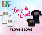 LOVE IS LOVE DETROIT HARD AF CROP • PRE-ORDER