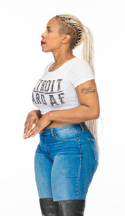 BLACKstone Crop Tee Detroit Hard AF