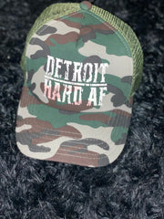 Detroit Hard AF Trucker Hat UNISEX