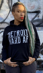 BLACKstone Hoodie with Detroit Hard AF