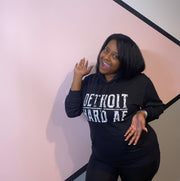 BLACKstone Hoodie with Detroit Hard AF