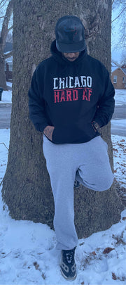 Go Bulls Chicago Hard AF Hoodie